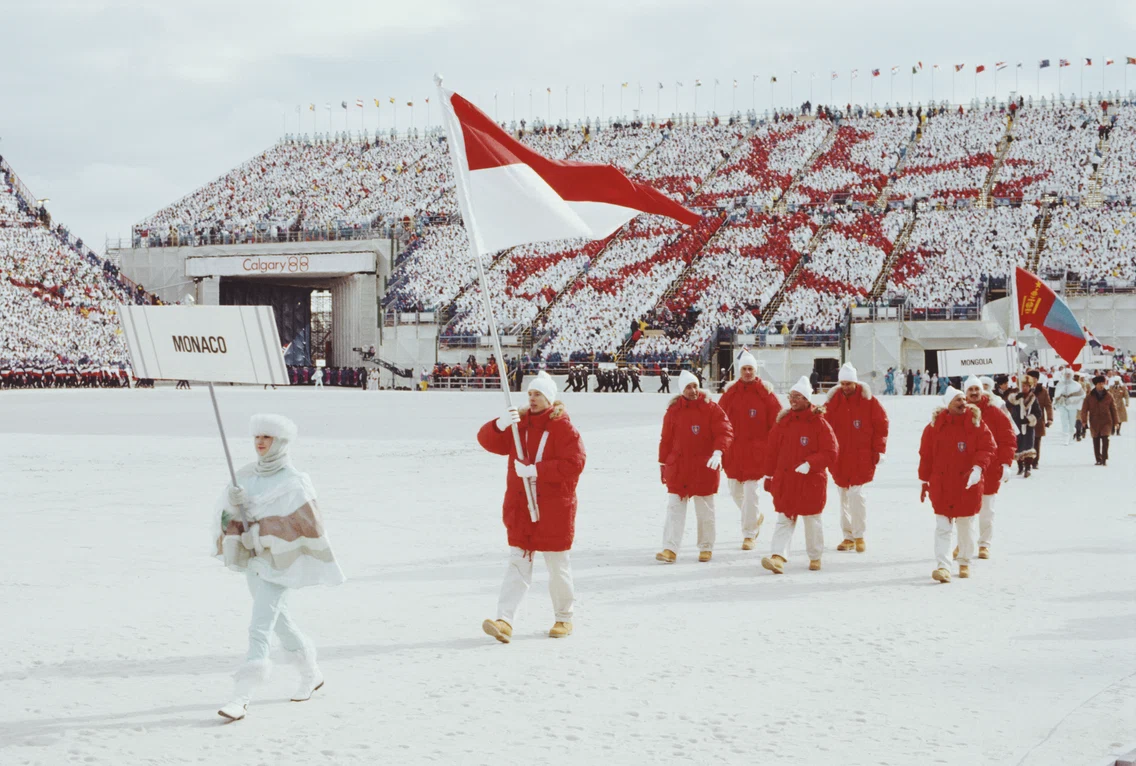 Printul Albert de Monaco la Jocurile Olimpice de la Alberta, Canada 1988   GettyImages 1074374788 jpg