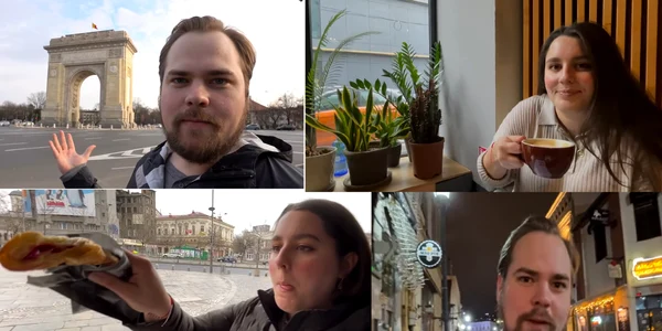 Vloggeri americani fascinați de prețurile din România Foto capturi YouTube jpg