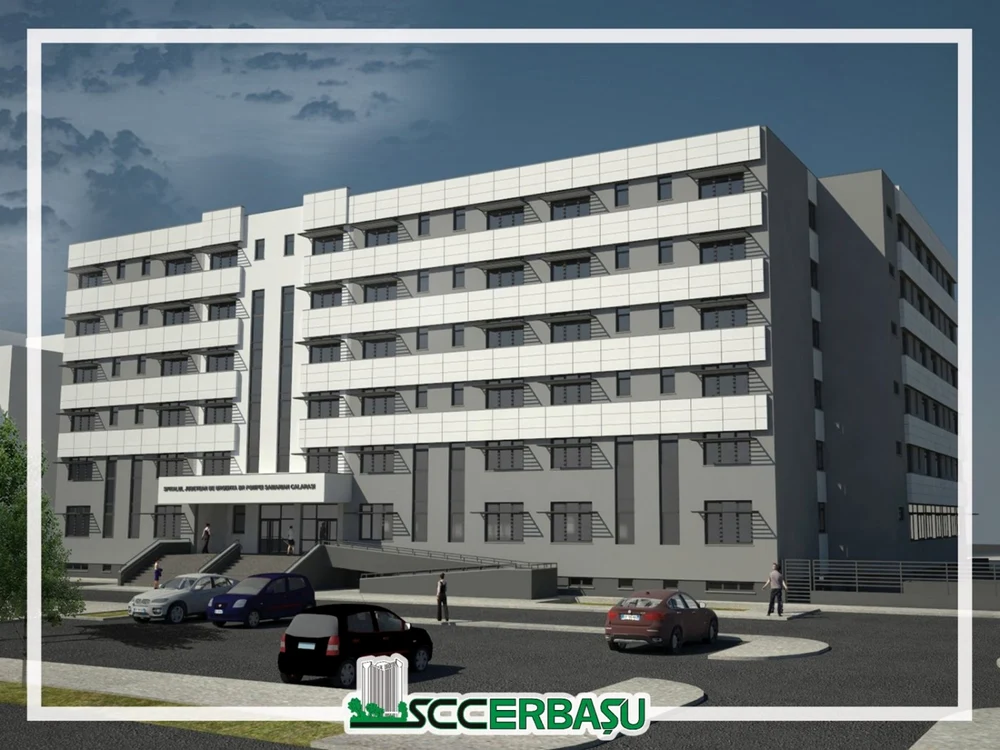 Aşa va arăta noua cladire FOTO Facebook/Construcţii Erbaşu