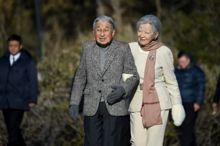 Aniversare 60 de ani casnicia imparat Akihito Japonia FOTO AFP