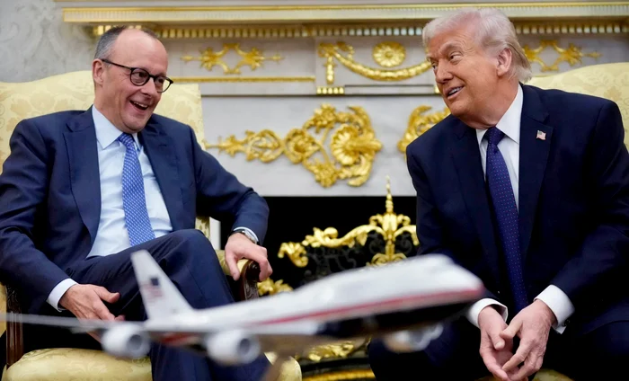 Cancelarul german Friedrich Merz și președintele Donald Trump/FOTO:X 