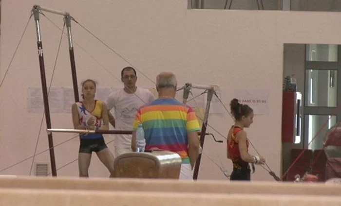 Octavian Bellu la primul antrenament la Izvorani dupa revenirea la lot