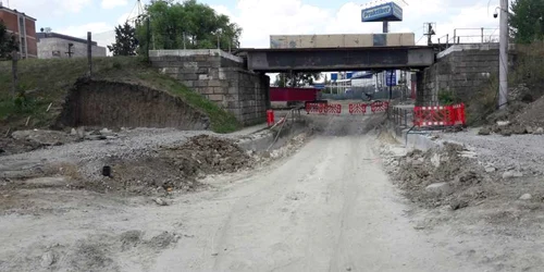 Şantierul de pe strada Popa Şapcă din Timişoara FOTO Ş.Both