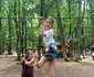 Matilda, fiica Luizei și a lui Cătălin Zmărăndescu, sărbătorită la un parc de distracții din Balotești foto: arhiva personală