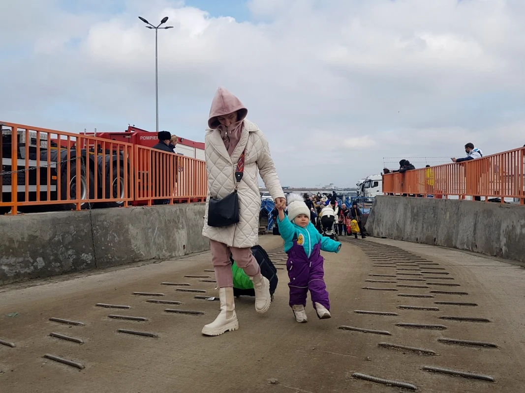Imagini compleşitoare cu valul de refugiaţi din Ucraina 