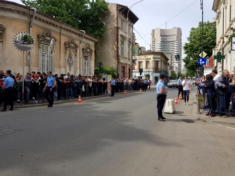 Sustinatori PSD la ÎCCJ FOTO Alexandra Cheroiu