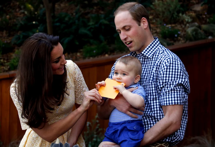 Prințul George mic, Kate Middleton, Prințul William, Getty jpg