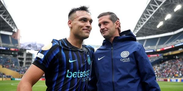 Cristi Chivu si Lautaro Martinez (Facebook) jpg
