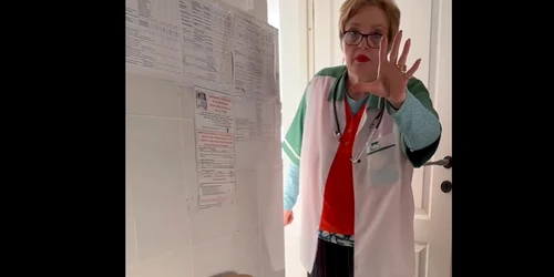 reactia incredibila a unui medic Foto Captură video Facebook jpg