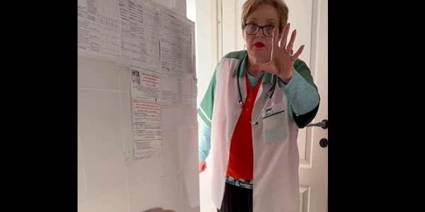 reactia incredibila a unui medic Foto Captură video Facebook jpg