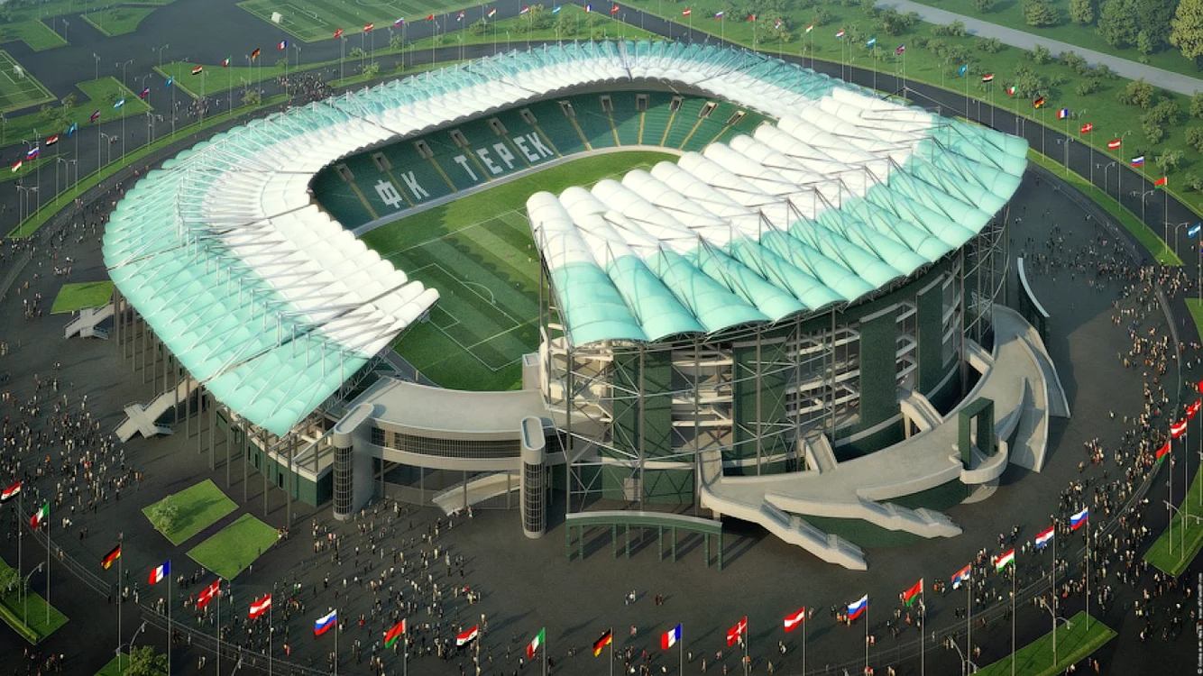 Arena lui Terek, locaţia finalei