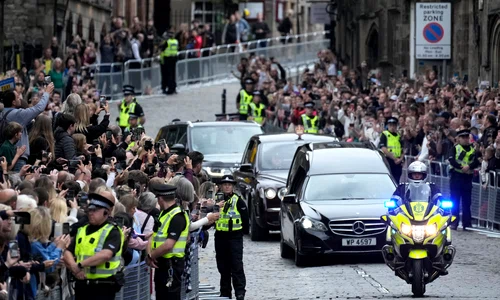 Cortegiu funerar Regina Elisabeta FOTO Getty Images jpg