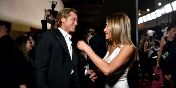 jennifer aniston si brad pitt au oferit momente simpatice la sag awards 2020 foto guliver getty images