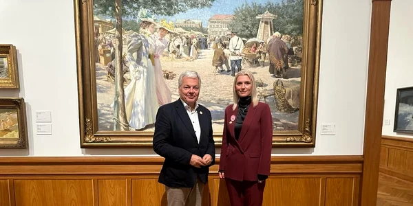 Alina Gorghiu, alături de comisarul european pentru Justiție FOTO: Ministerul Justiției