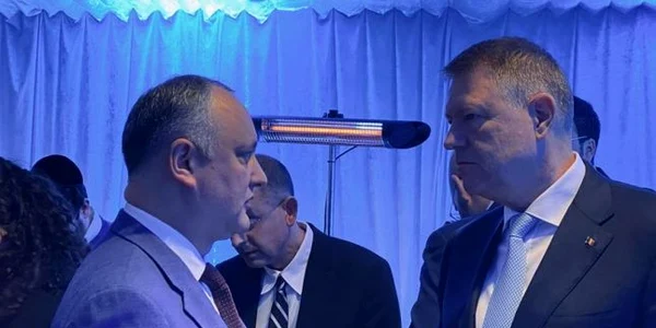 Igor Dodon si Klaus Iohannis