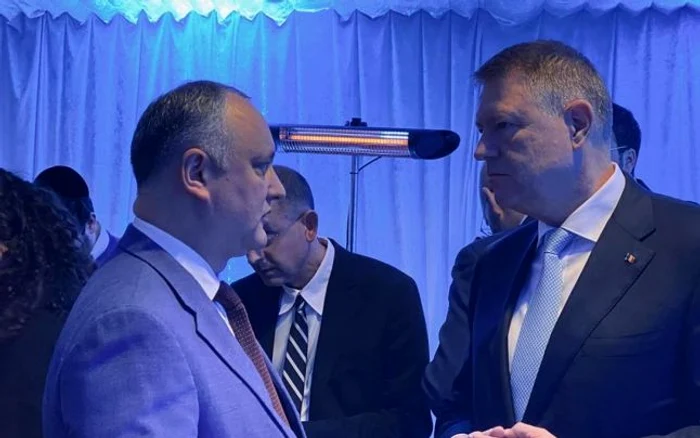 Igor Dodon şi Klaus Iohannis în Israel