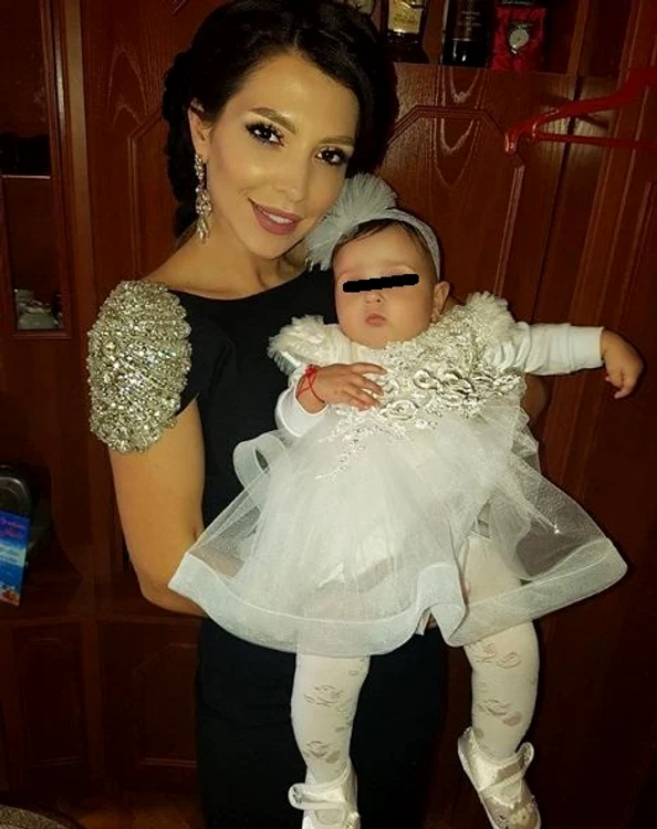 Celia și-a botezat finuța sâmbătă, 20 octombrie