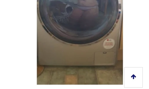 Reflexia dezbrăcată a femeii în ușa de la mașina de spălat a făcut senzație pe Internet jpeg
