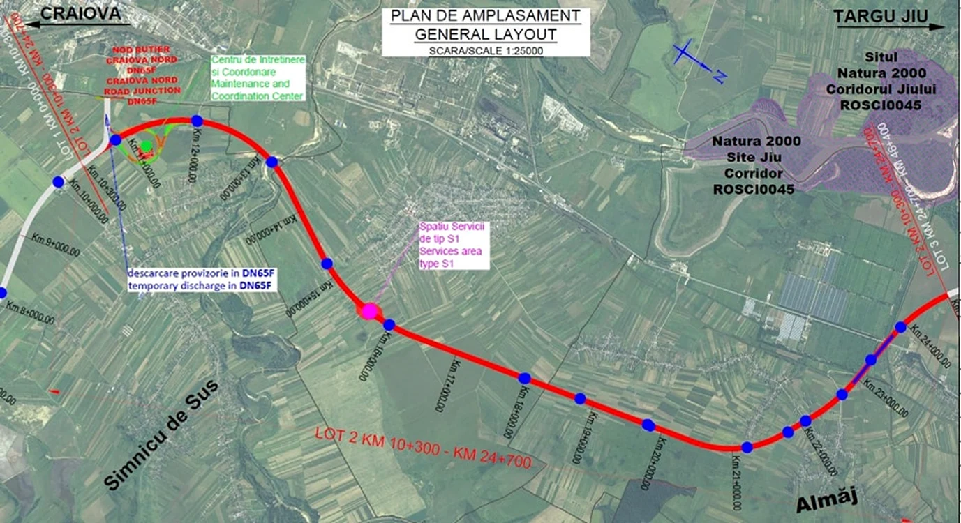 Se fac progrese în proiectul Autostrăzii Craiova – Filiași. FOTO: Facebook