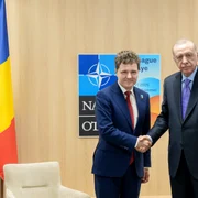 Nicușor Dan și președintele Turciei, Recep Tayyip Erdogan foto X jpeg