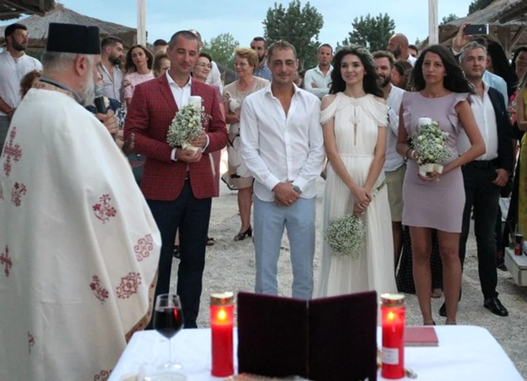 Vladimir Drăghia şi Alice Cavaleru, la nunta din 2018