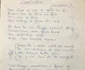 Poezia a fost scrisă de Victor Socaciu. I-a dedicat-o fostei soții, actrița Cornelia Pavlovici, după cum a și notat pe manuscris