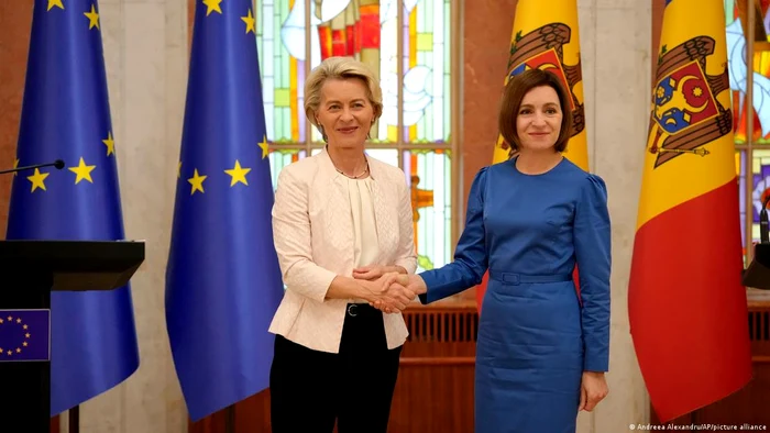 Ursula von der Leyen și Maia Sandu sunt decise să mențină Moldova pe calea integrării europene