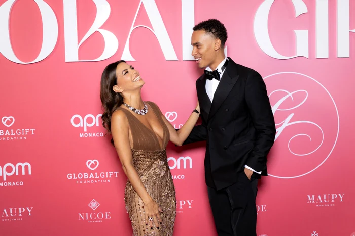Eva Longoria și Alexandre Grimaldi pe covorul roșu al Global Gift Gala, profimedia 1043500119 jpg