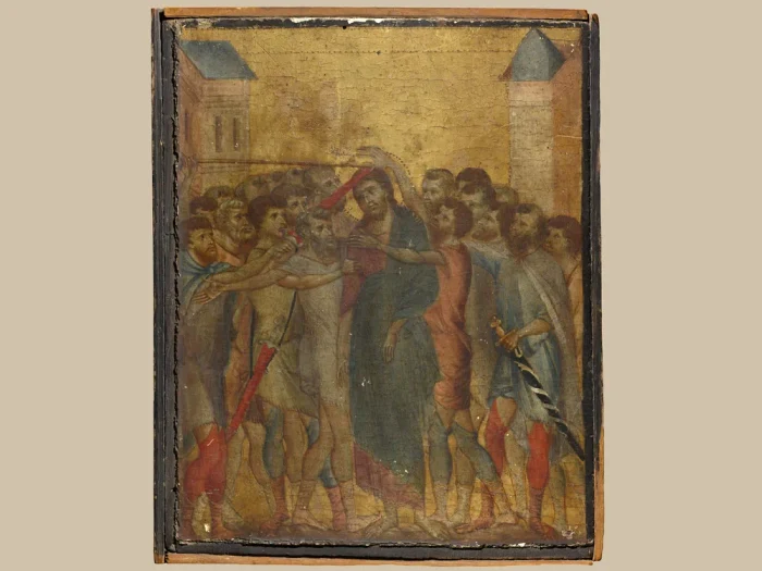 Christ Mocked.  FOTO Hervé Lewandowski / The Louvre Sursa smithsonianmag.com