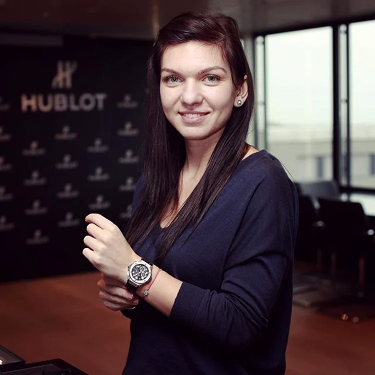 Simona Halep a facut o vizita la firma Hublot