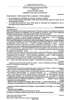 Barem Bacalaureat 2026, Limba Română, Uman (1) png