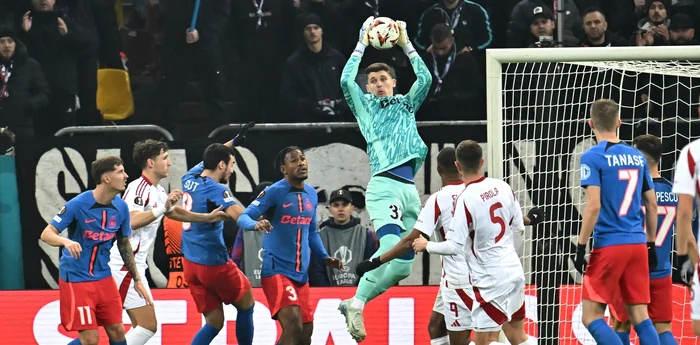 FCSB a remizat cu Olympiakos, campioana en titre a Conference League. Foto Facebook