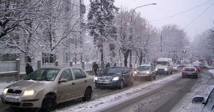 Cel mai greu s-a circulat pe bulevardul Eroilor