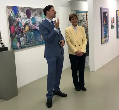 Principesa Elena la Düsseldorf. FOTO: Casa Majestății Sale