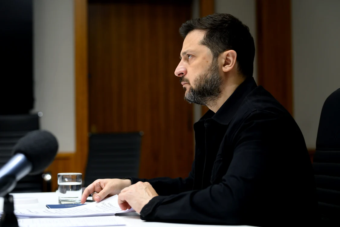 Președintele ucrainean Volodimir Zelenski. 