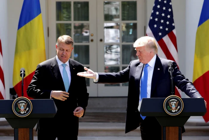 Klaus Iohannis a fost la Washington în timpul primului mandat al lui Trump. FOTO: Getty Images