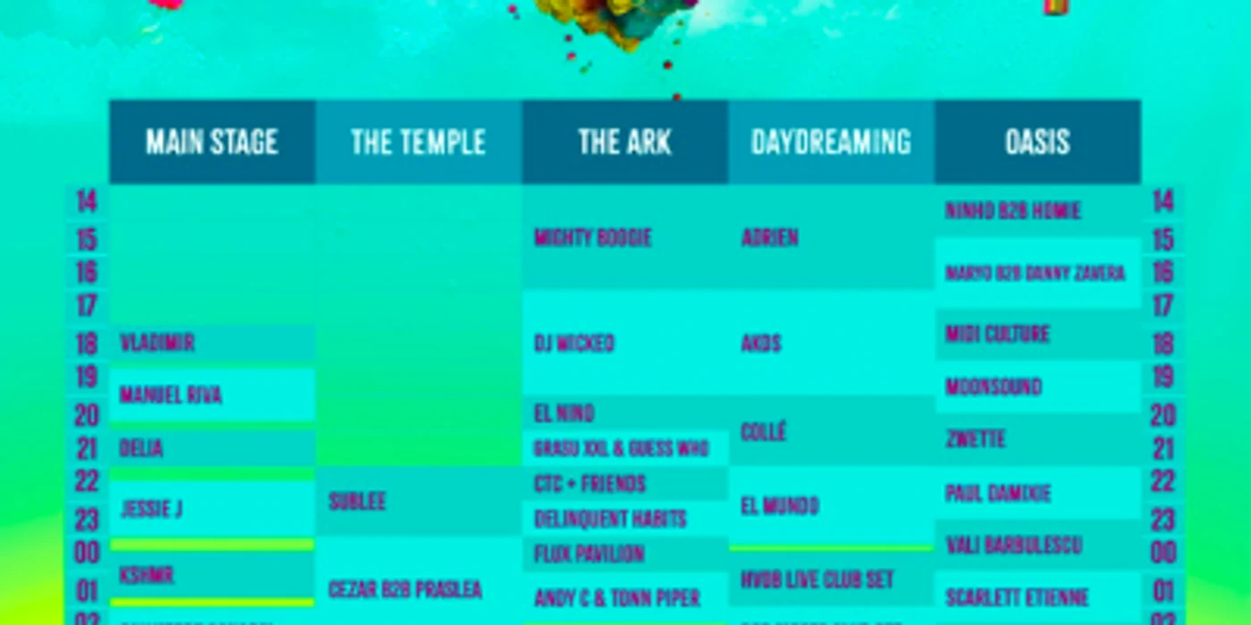 Programul NEVERSEA 4-7 iulie 2019 Sursa Facebook NEVERSEA