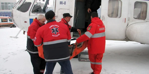 Elicopterul aparţine Unităţii Speciale de Aviaţie din Iaşi.