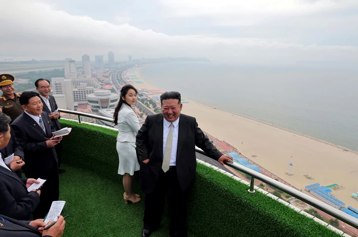 Kim Jong Un a inaugurat resortul de lux de la malul mării FOTO: X