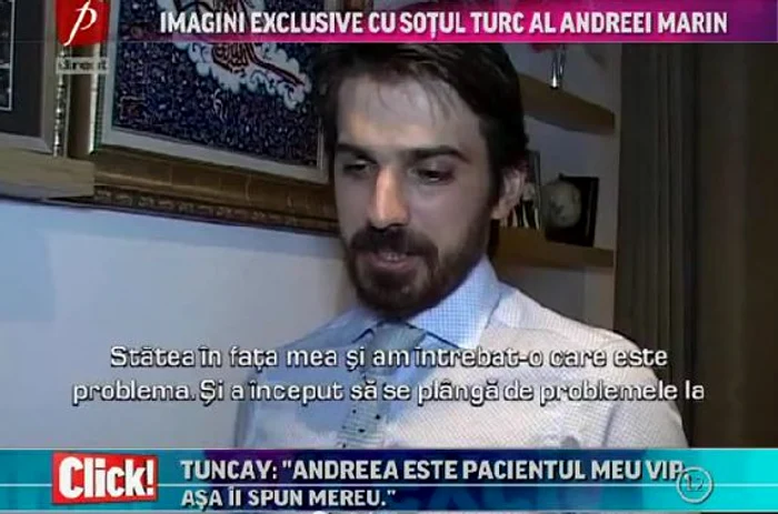 Tuncay Ozturk şi-a amintit de prima dată când a cunoscut-o pe Andreea