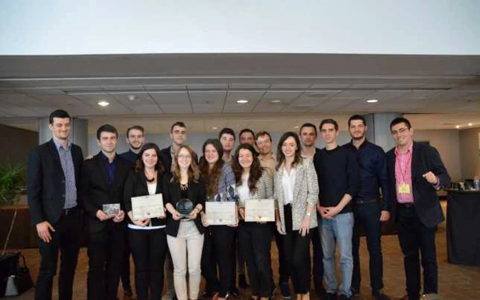 Studenţii UTCN care au adus acasă premiul de design seismic. FOTO: UTCN