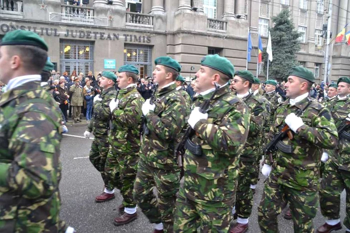 Parada militară de Ziua României la Timişoara