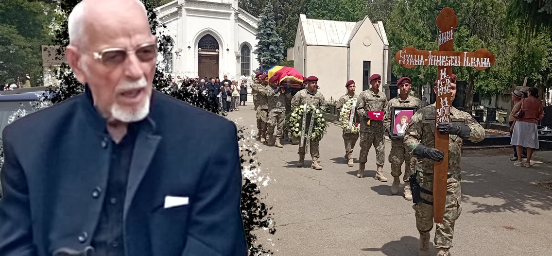 Ieri a avut loc priveghiul cu onoruri militare . Soțul ei a fost un munte de durere