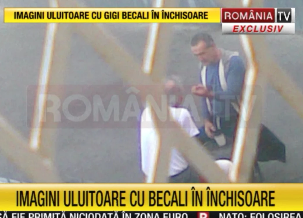 Becali la inchisoare (capturi RTV)