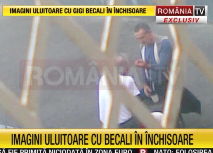 Becali la inchisoare (capturi RTV)