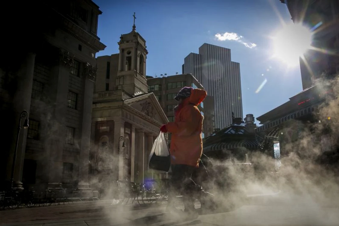 Valul de frig a lovit în plin Statele Unite. Aici, Manhattan, New York (Foto: Reuters)