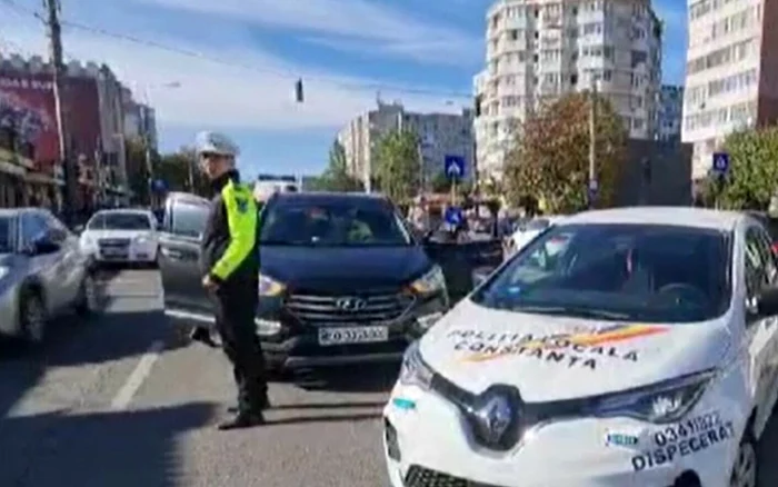 Șoferul din Ucraina care a lovit femeia din Constanța a fost blocat în trafic
