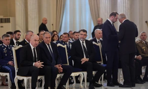 Ilie Bolojan la funeralii Ion Iliescu  Foto Mediafax jpg