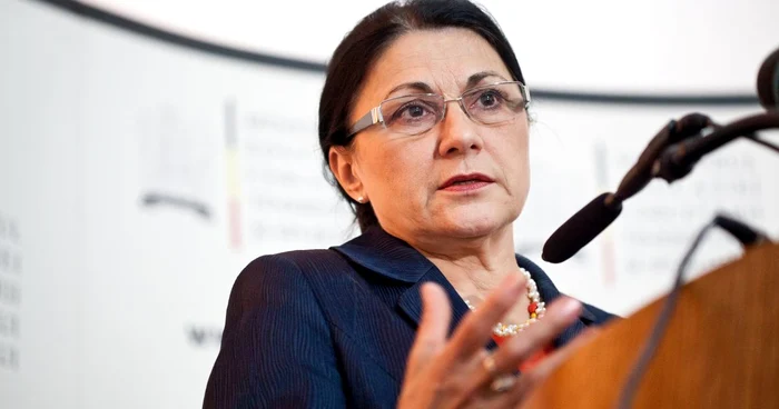 Ministrul Educaţiei, Ecaterina Andronescu, susţine că titularii dau stabilitate sistemului de învăţământ  Foto: Mediafax