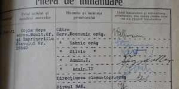 adresa publicitate 1920 - documente din arhivele nationale sibiu